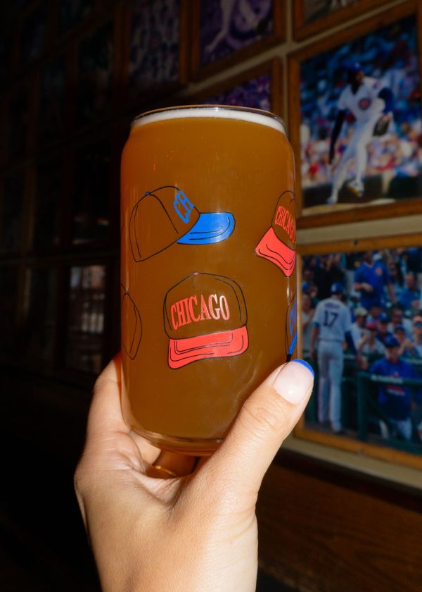 Chicago Puff Hat Can Glass - 16 oz