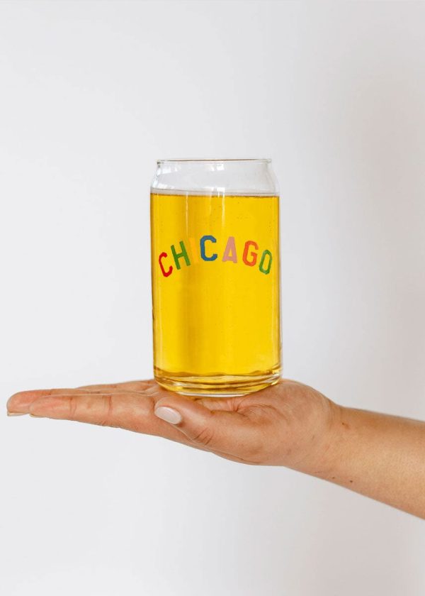 Sweet Home Chicago Can Glass - 16 oz